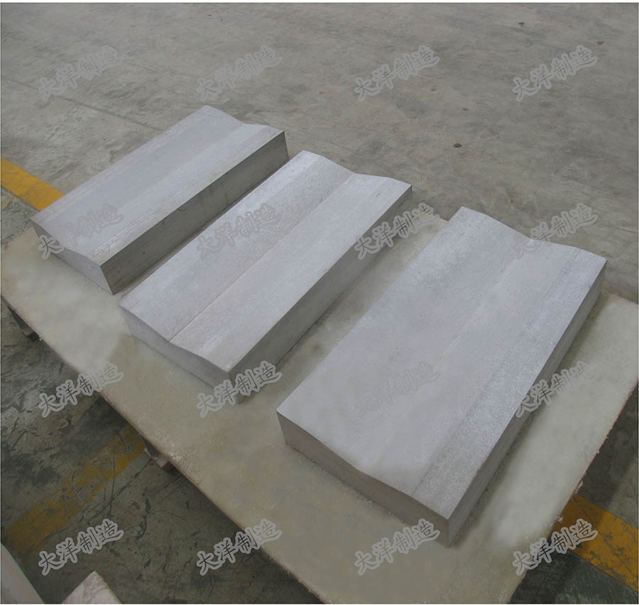 FUSED CAST DY-Z95WS BLOCKS EXPORTED TO FRANCE