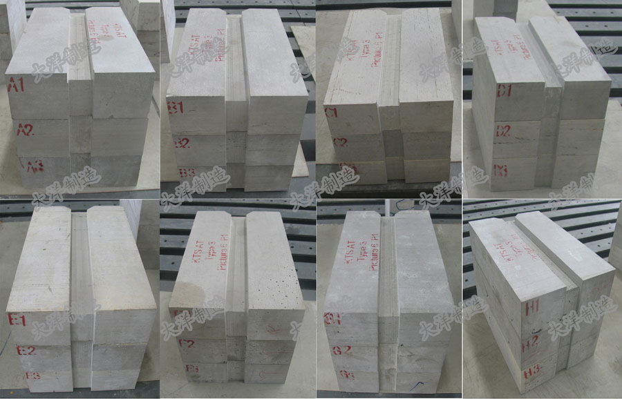 FUSED CAST DY-Z95WS BLOCKS EXPORTED TO ITALY